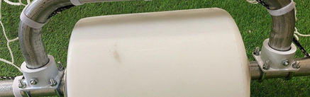 Thumbnail: BISON 4" Round No-Tip Portable Soccer Goal Package (Pair)