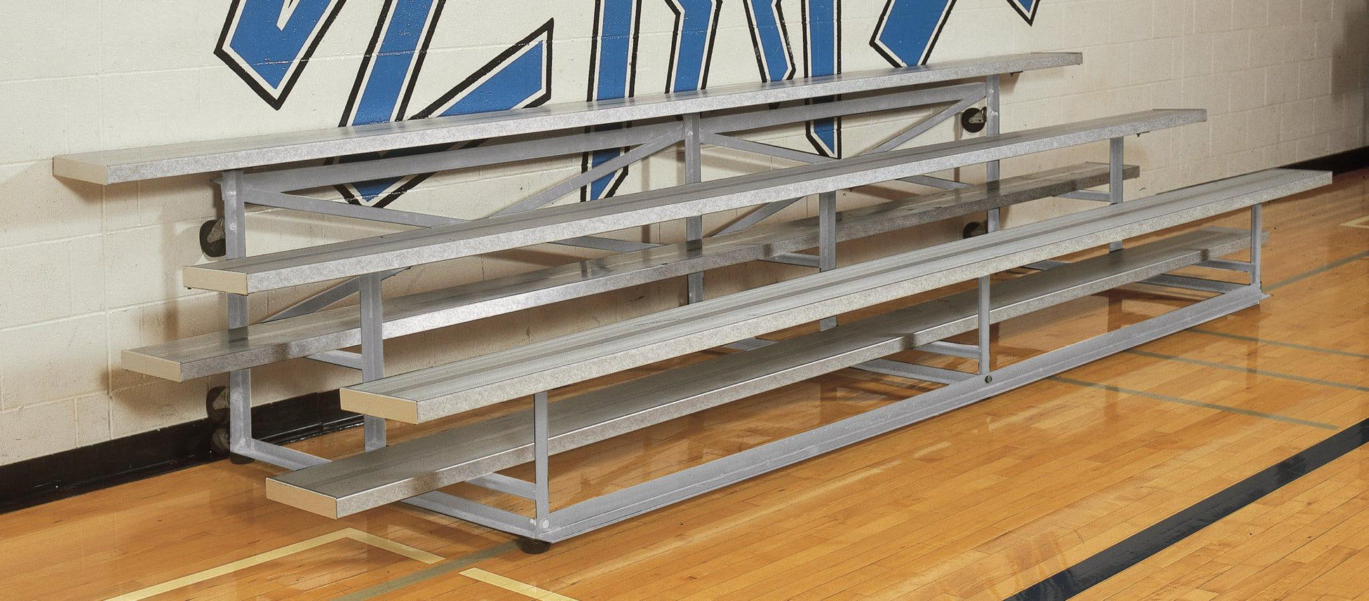 BISON Indoor All Aluminum EasyStore™ Bleachers