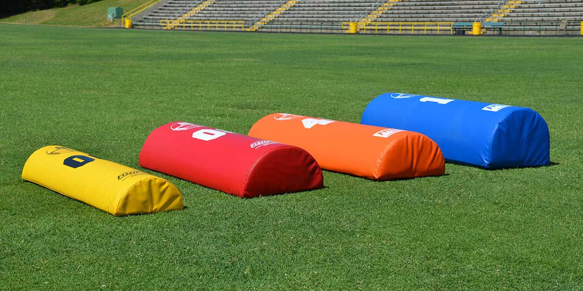 FISHER Half Round Stepover Football Dummy