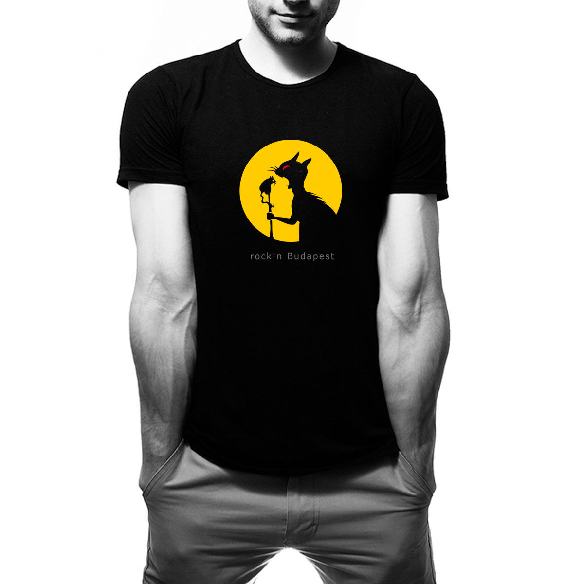rock'n Budapest férfi póló