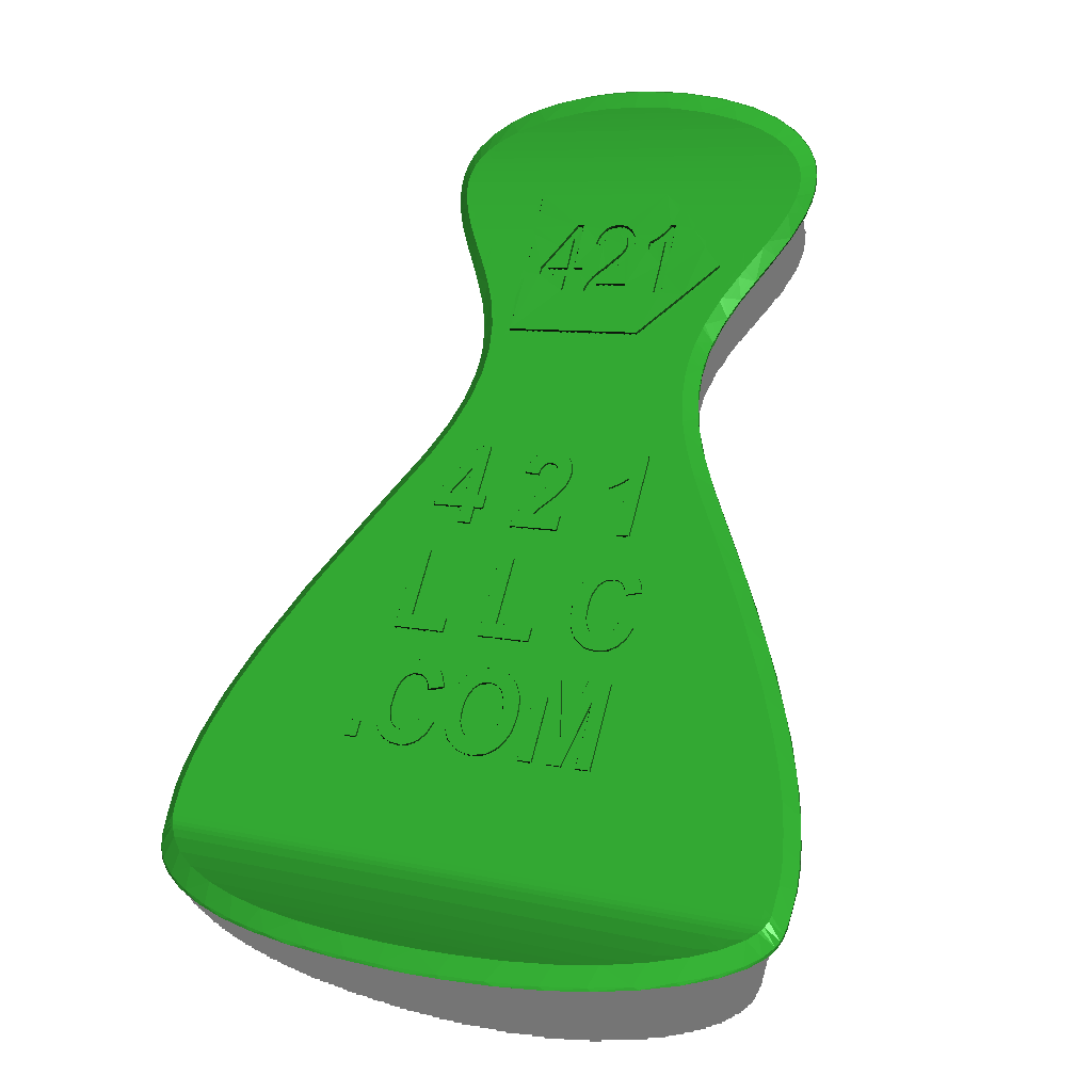 green cannabis scoop