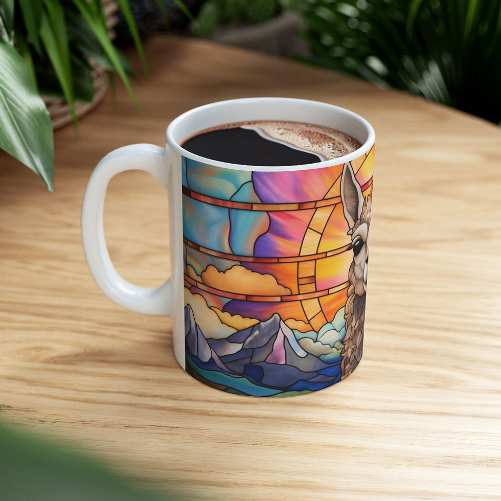 Thumbnail: Alpaca stained glass 2