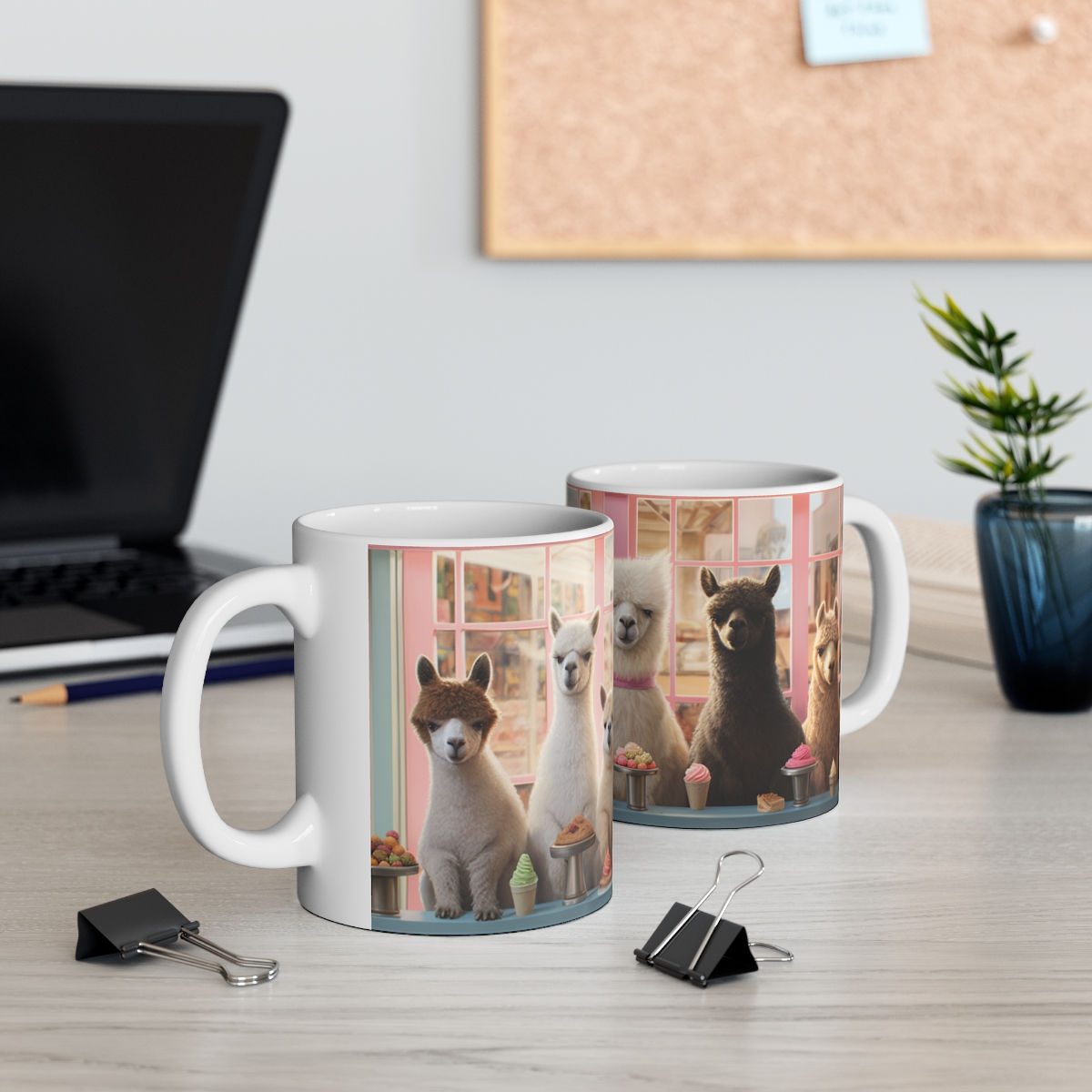 Alpaca in an Ice Cream Parlor 4