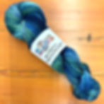 “Tangled up in Blue” 100% worsted weight cotton from Peace Addict