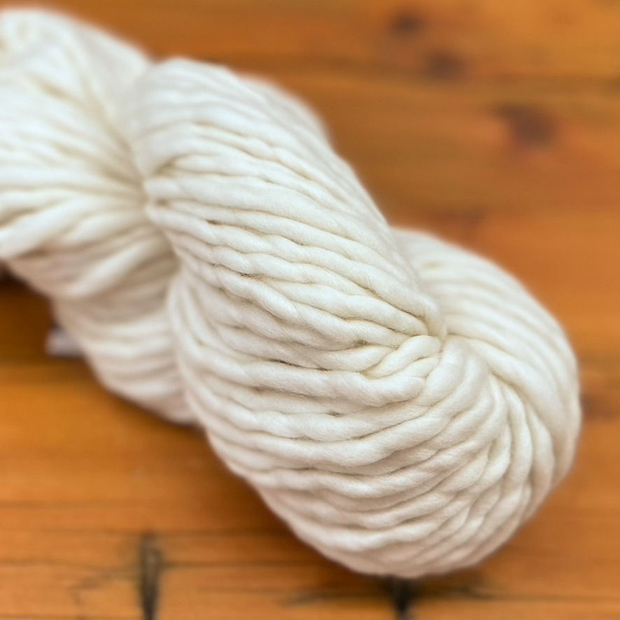 “Natural" Malabrigo Rasta super bulky single ply merino wool yarn