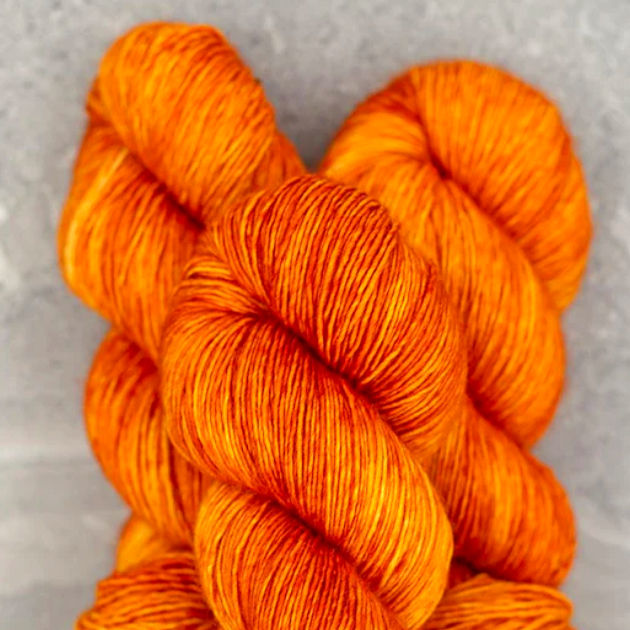 Thumbnail: “Citrus” Madelinetosh Twist Light fingering superwash merino wool sock yarn