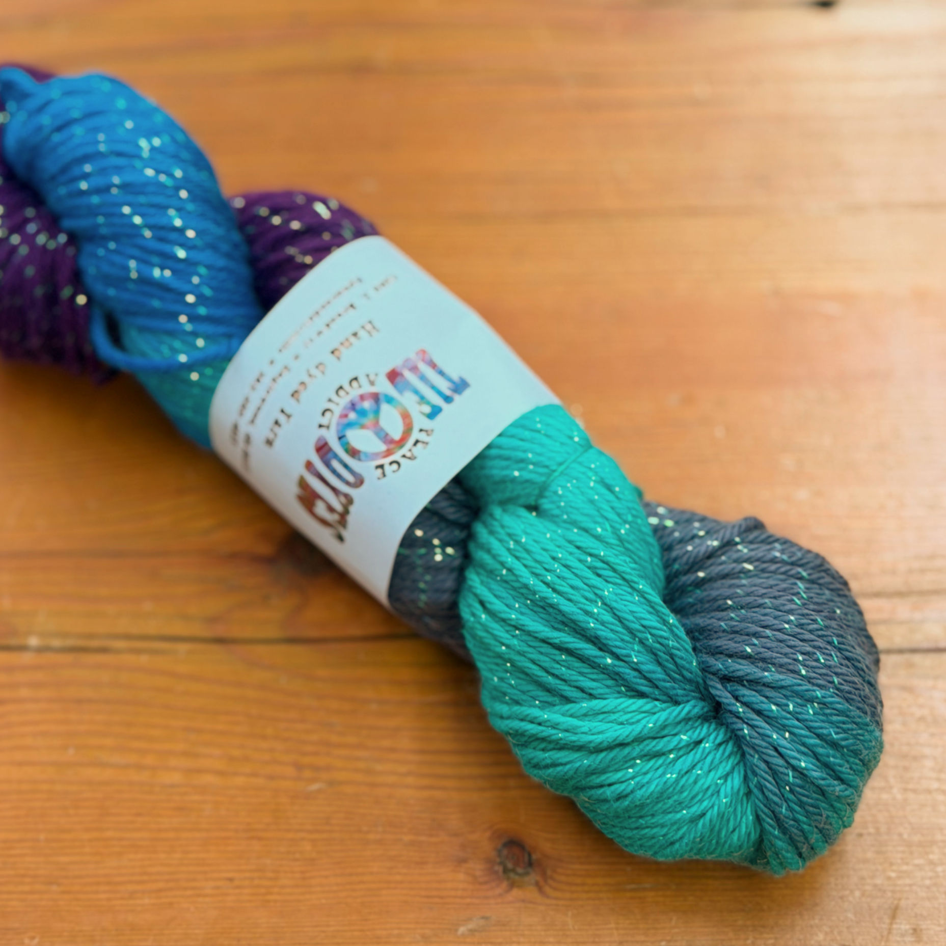 "Touch of Grey” 97% cotton/3% Metallic Polyester from Peace Addict