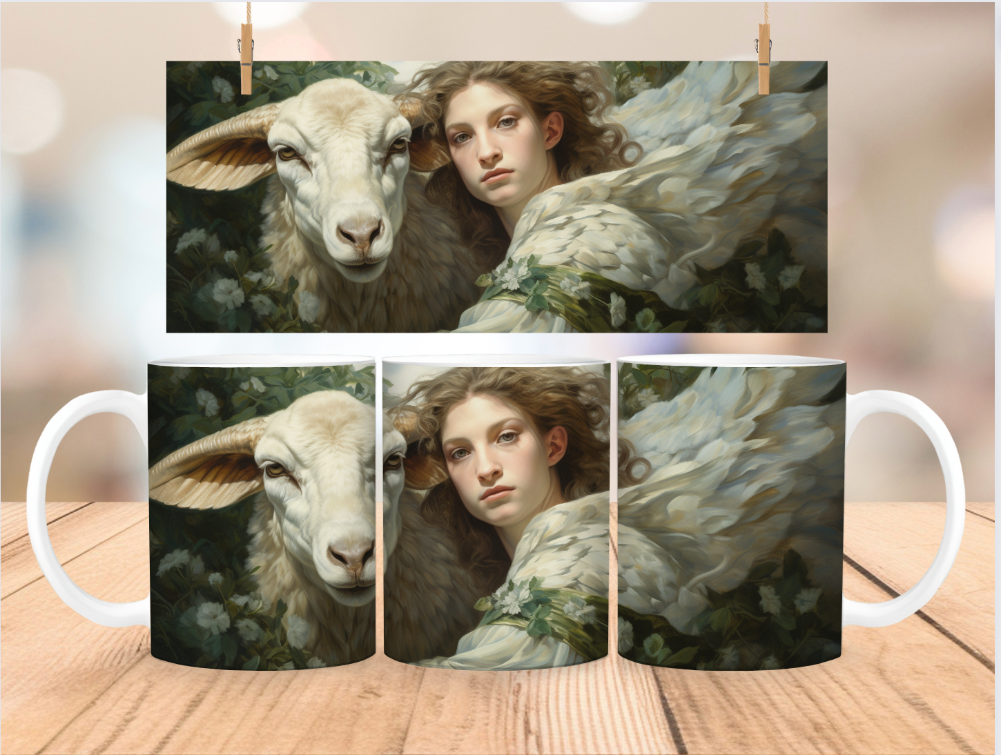 Sheep with an Angel