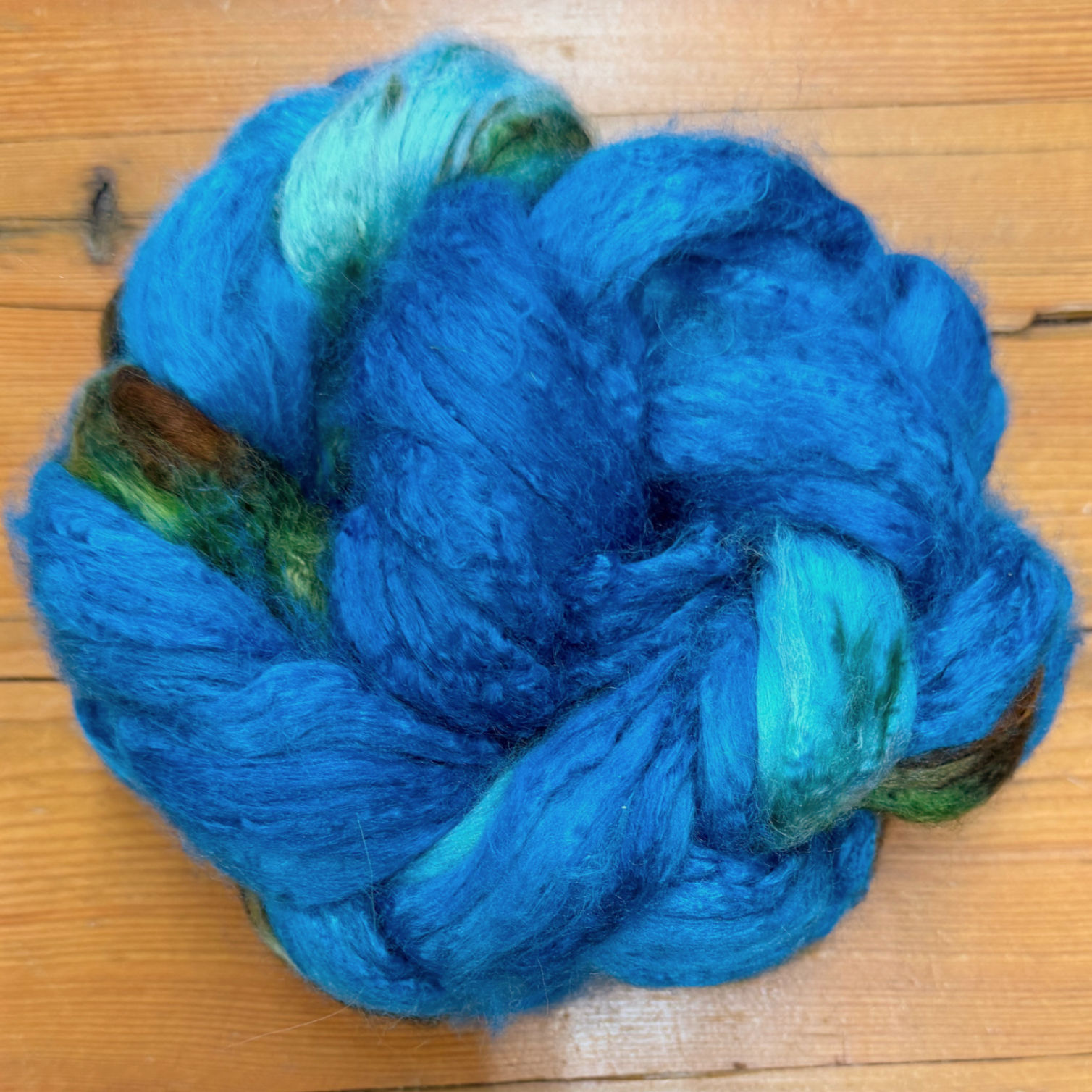 “Egyptian Stucco" 100% Bamboo top dyed by Theodora’s Pearls in CO