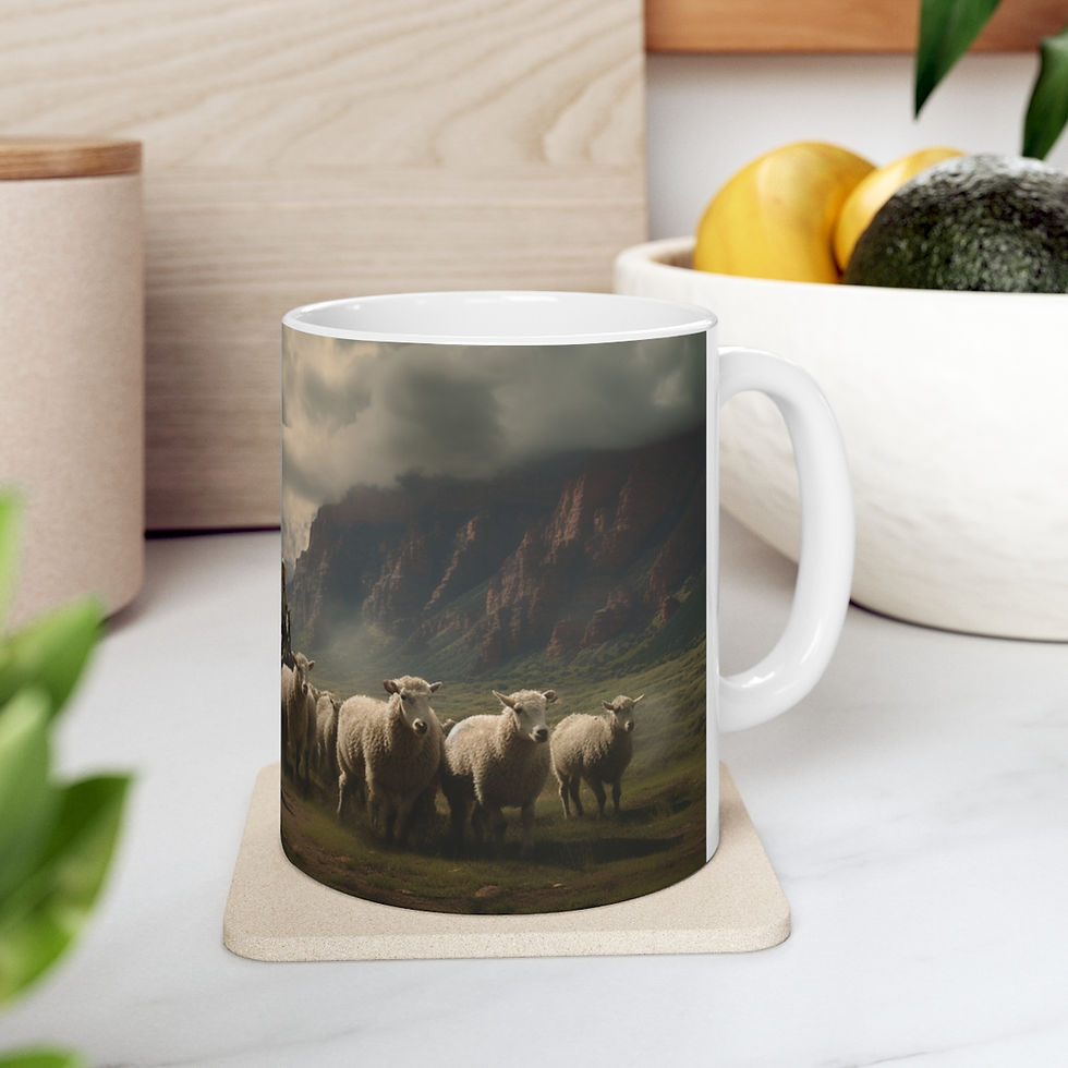 Thumbnail: Cowgirls sheep herding