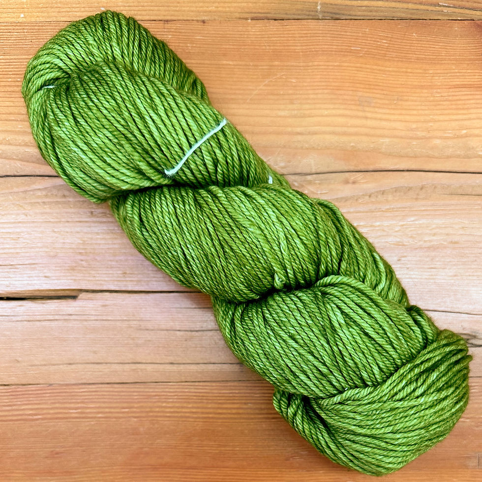 “Lettuce” Malabrigo Rios worsted weight superwash merino wool yarn