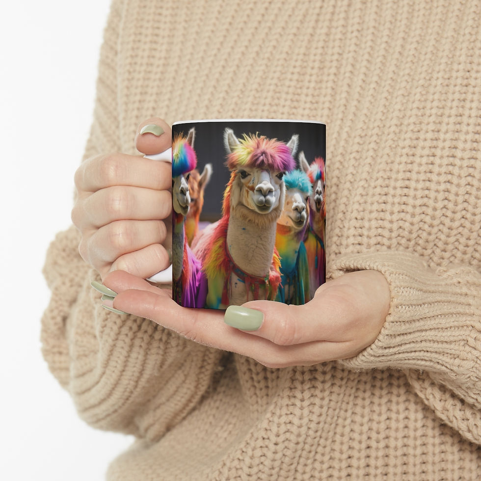 Thumbnail: Copy of Group of Tie Dye Alpaca