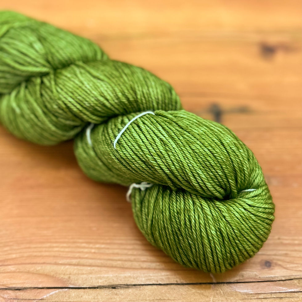 “Lettuce” Malabrigo Rios worsted weight superwash merino wool yarn