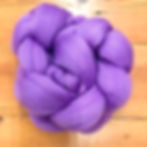 “Orchid" fine merino wool top approximately 3 inch staple 4 oz braid