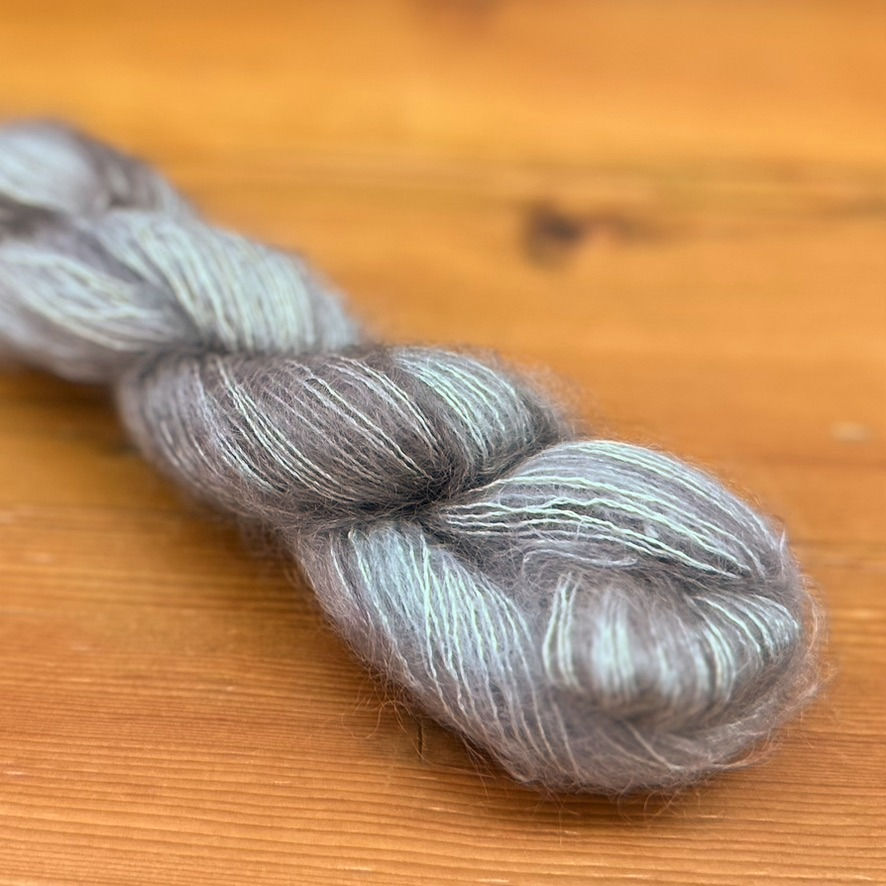 "Whole Grain” Malabrigo Mohair and silk lace yarn