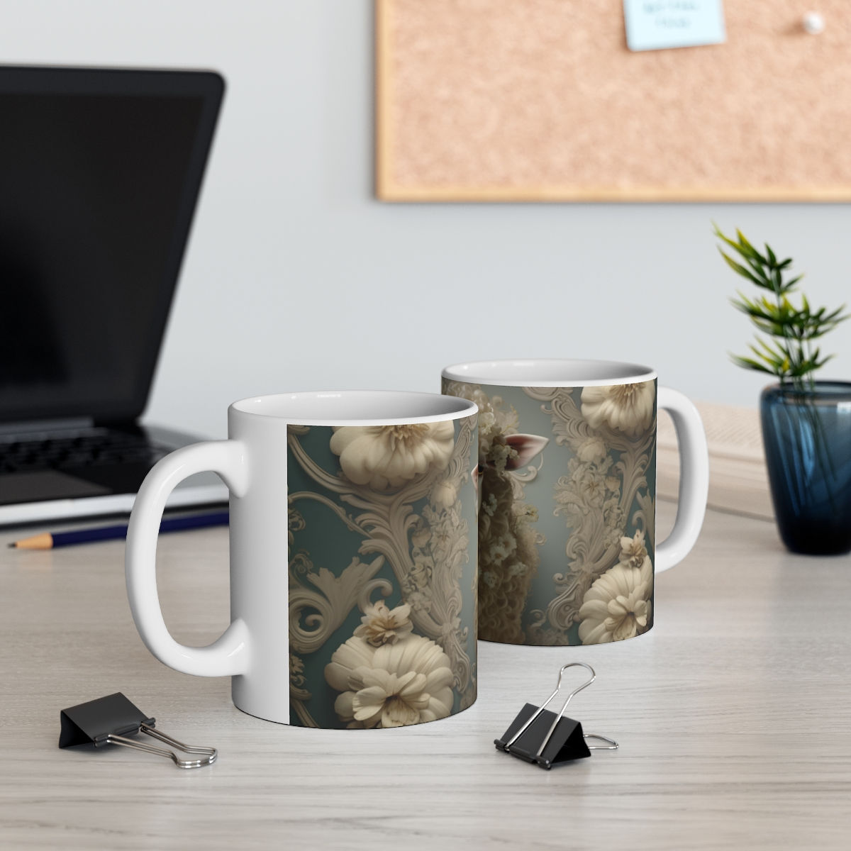 Rococo Sheep Portrait 2