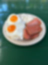 SPAM AND 2 EGGS PLATE