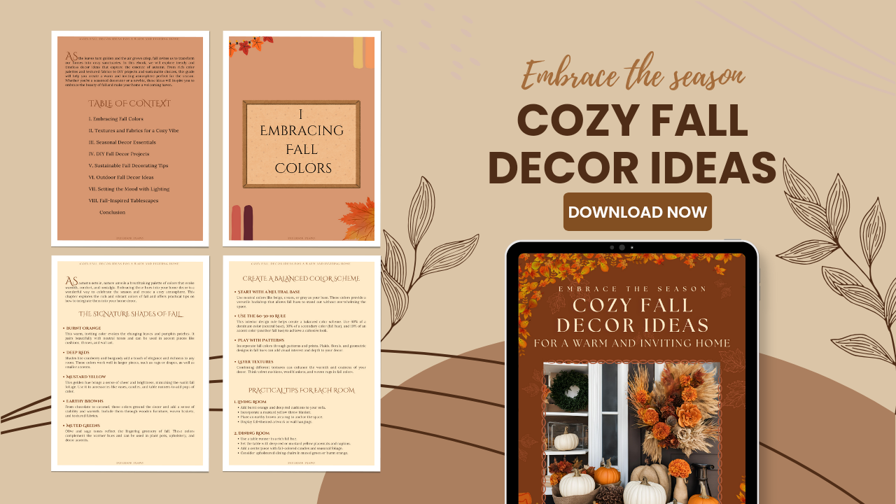 Cozy Fall Decor Ideas Guide