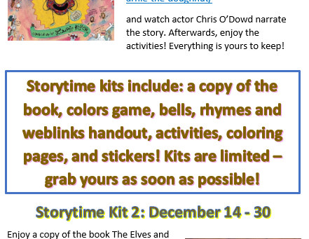 December Storytime Books