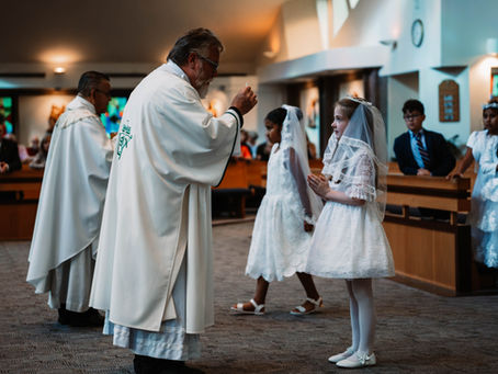 Celebrating Our First Communicants