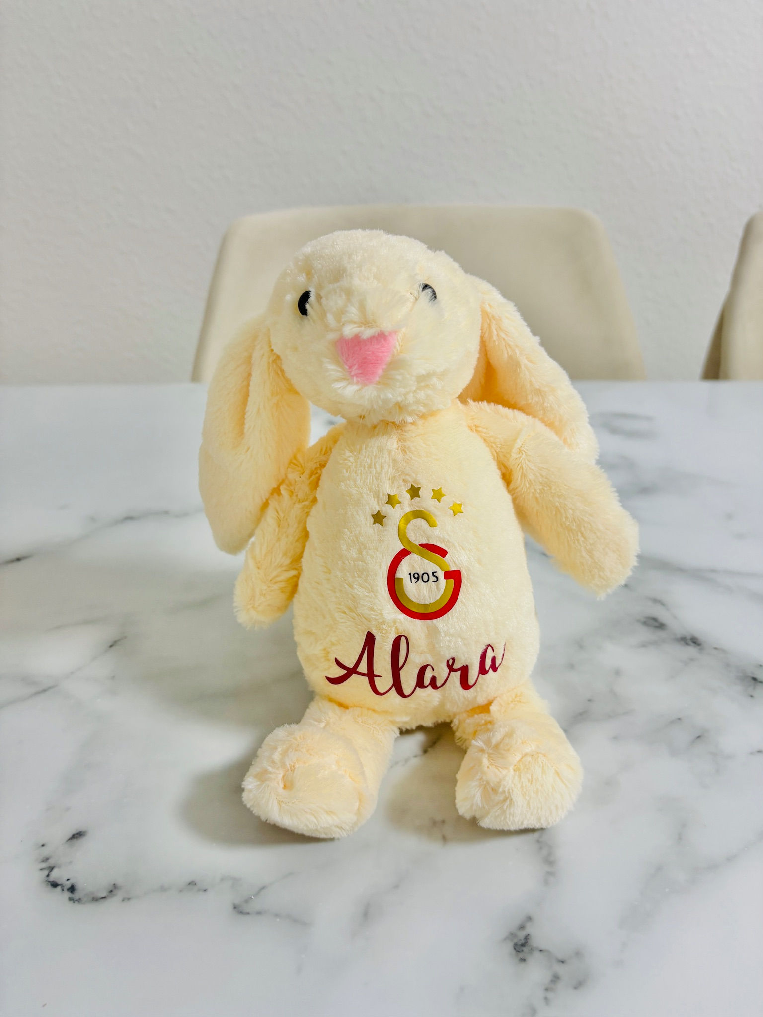 Galatasaray Kuscheltier Hase Personalisierbar