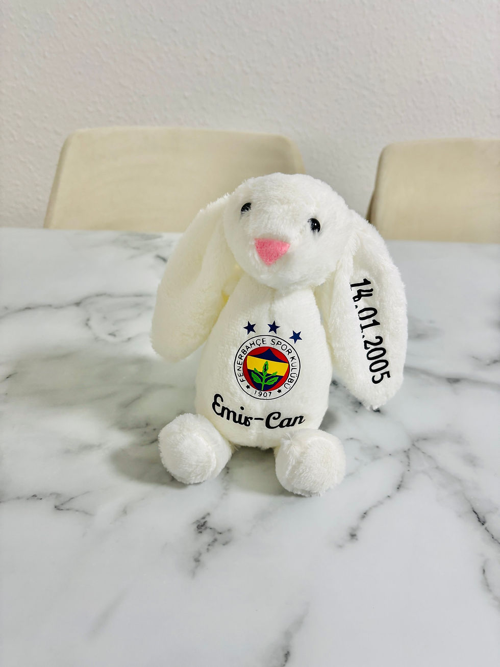 Miniature : Kuscheltier Hase Besiktas, Trabzonspor, Fenerbahce und Galatasaray Kuscheltier