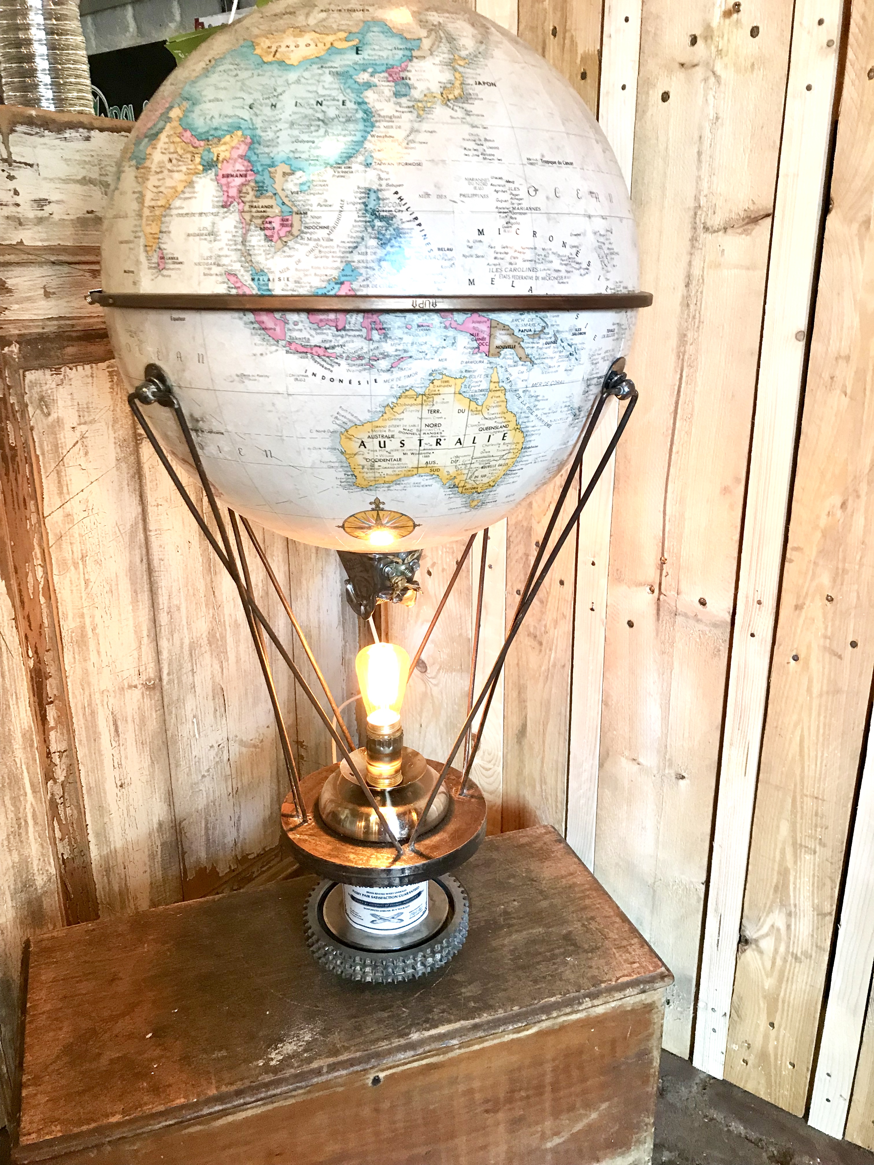 Lampe Mongolfière tactile