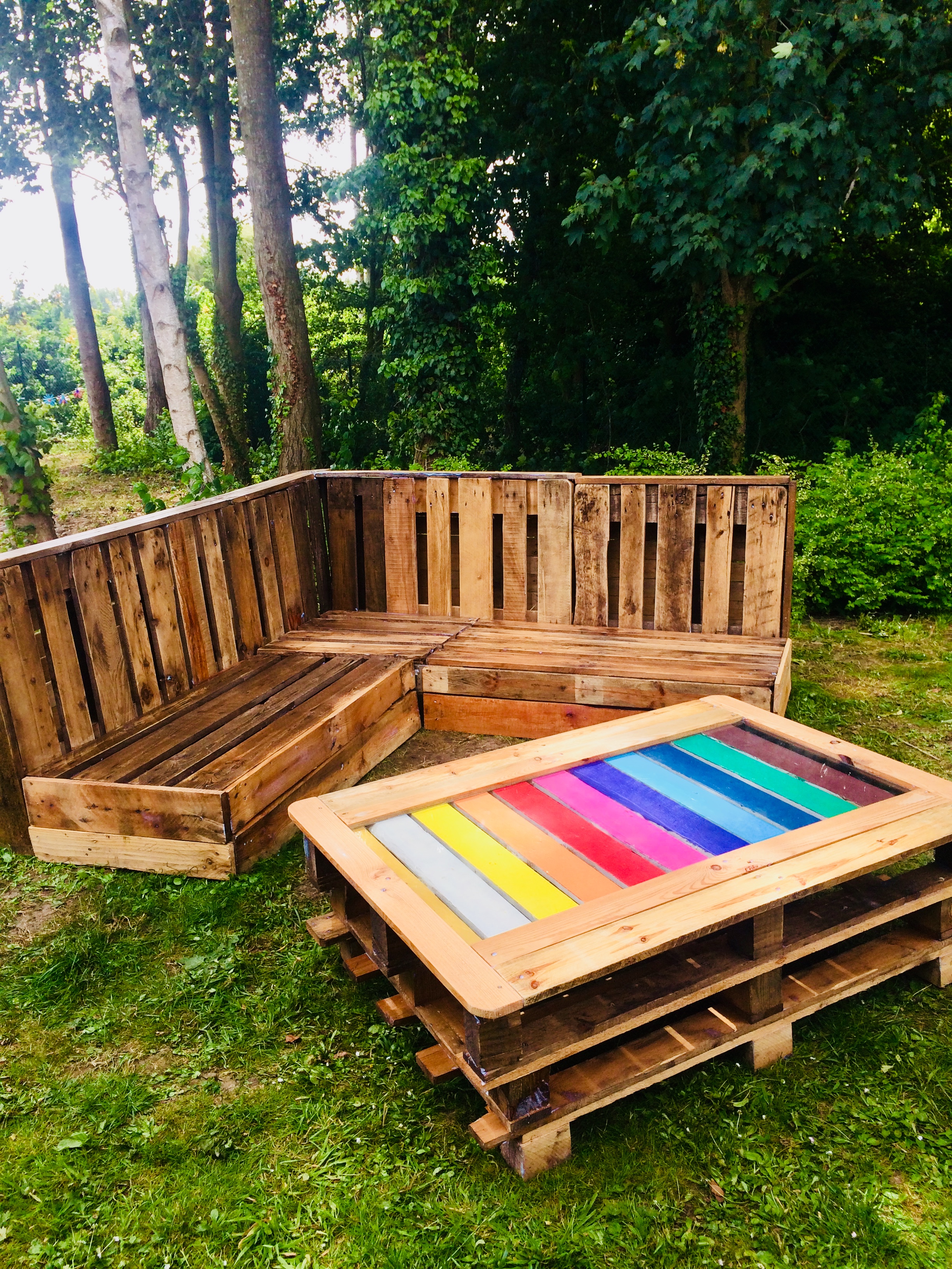 Canapé palette