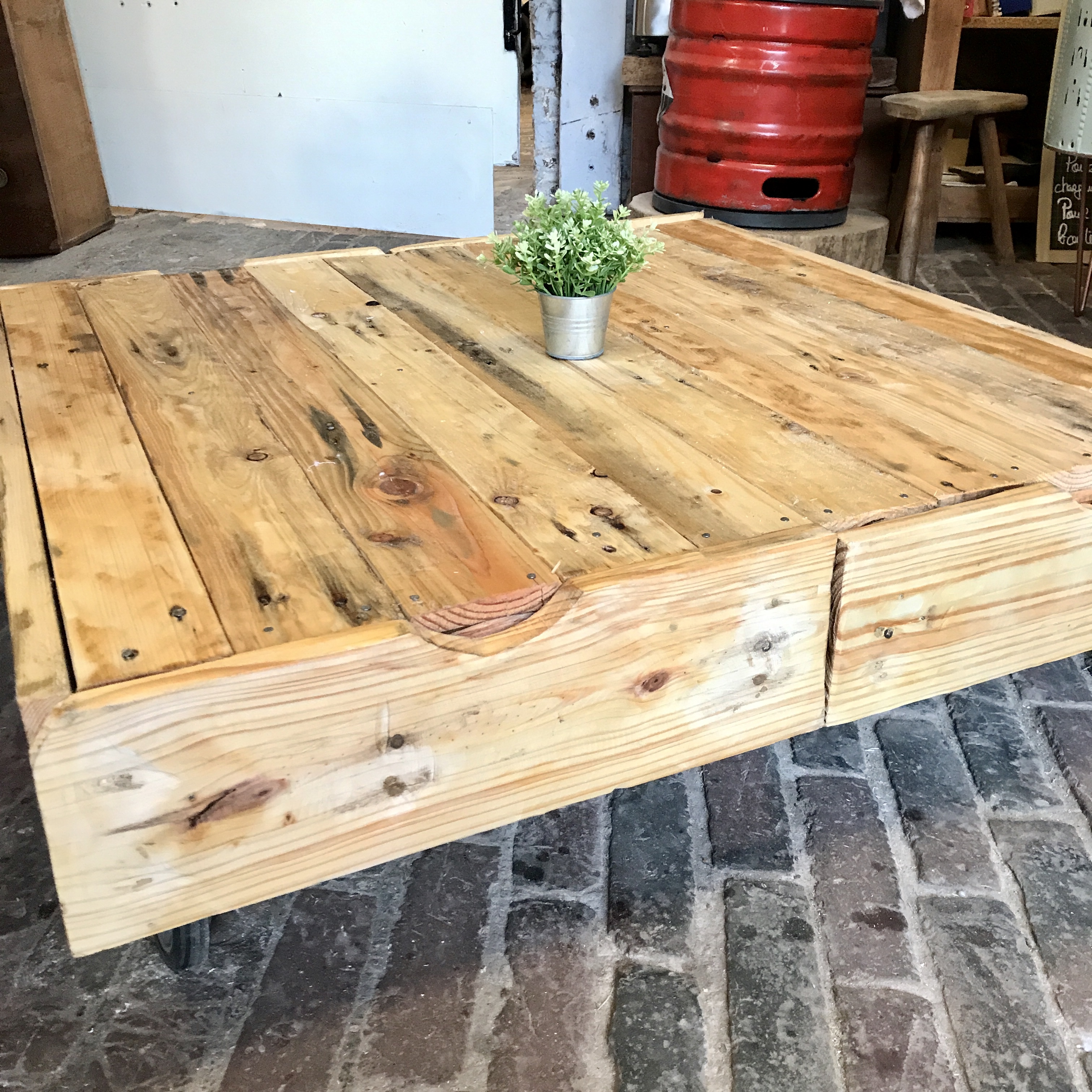 Table basse palette