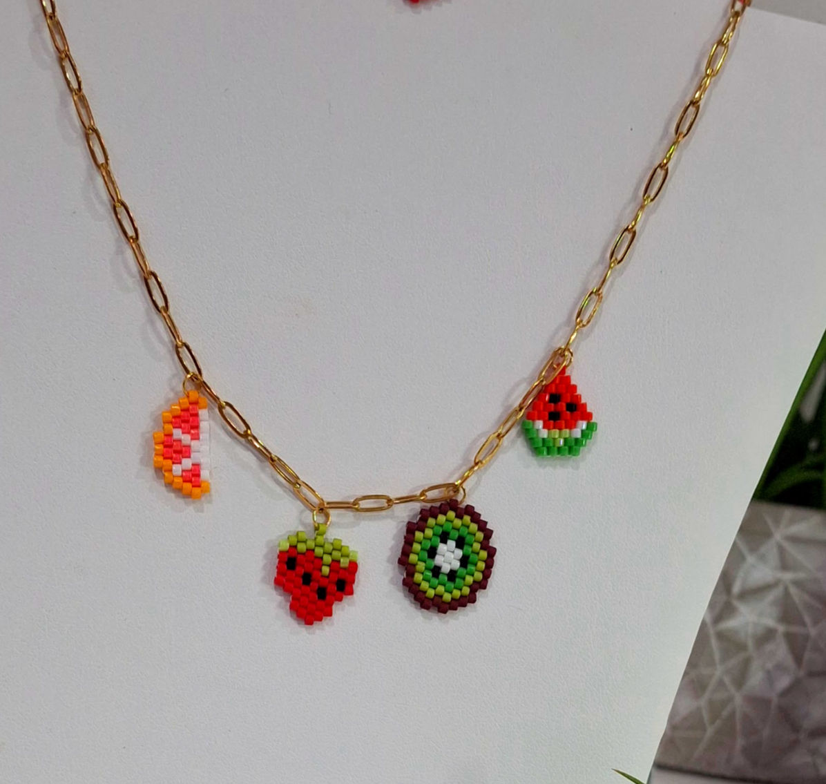 Seasonal Miyuki Necklace