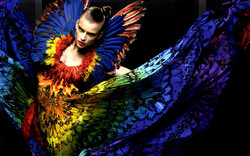 Alexander McQueen butterflies dress