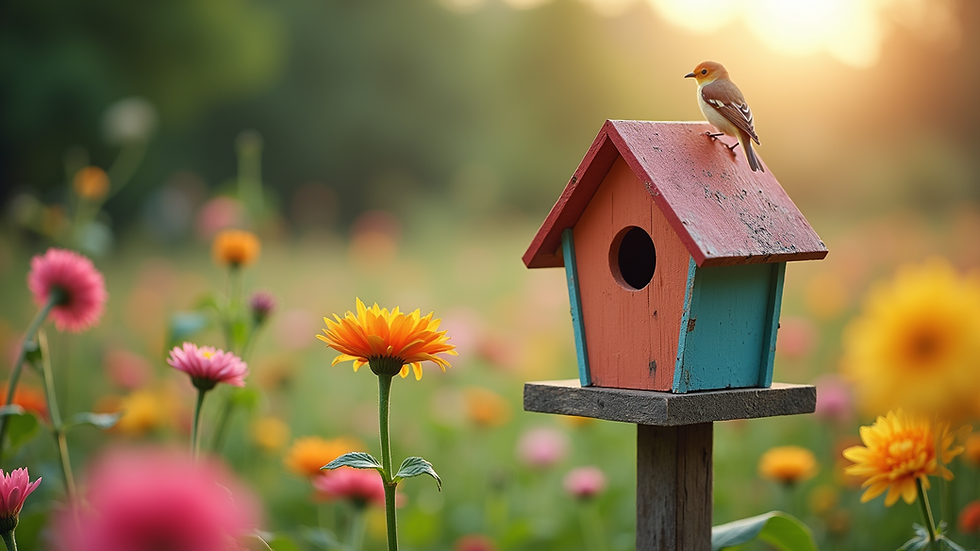 Whimsical Home Decor: Birdhouses and More