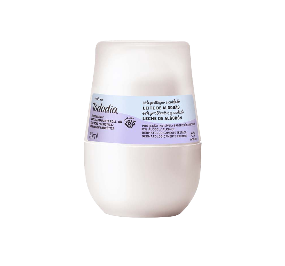 Desodorante antitranspirante roll-on Tododia leche de algodón