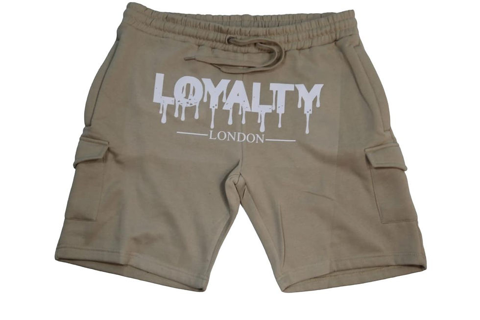 Thumbnail: Hoodie Short Set - Sand