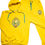 Thumbnail: K.O.T.J Limited Edition Multi Coloured Logo Hoodie Tracksuit -Yellow