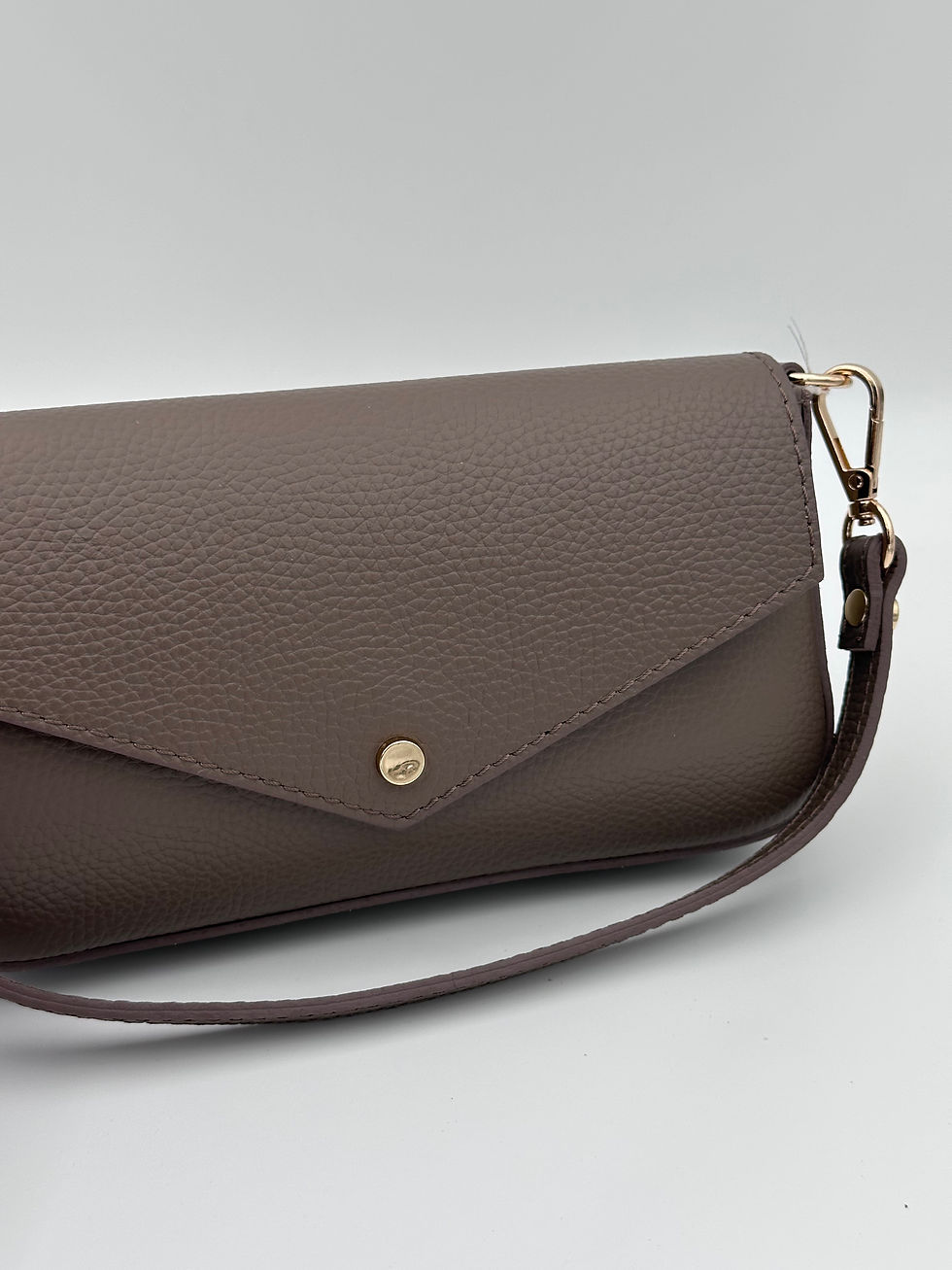 Thumbnail: Tas Brandy leer - Taupe