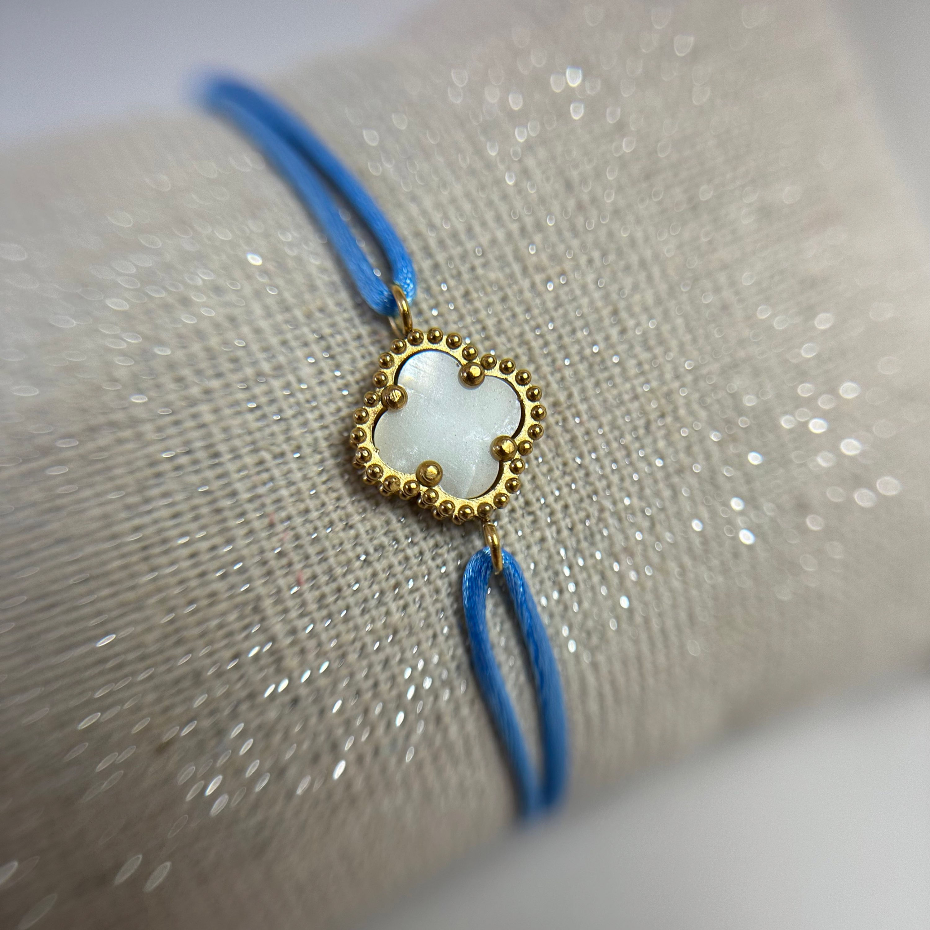 Armband klee - blauw