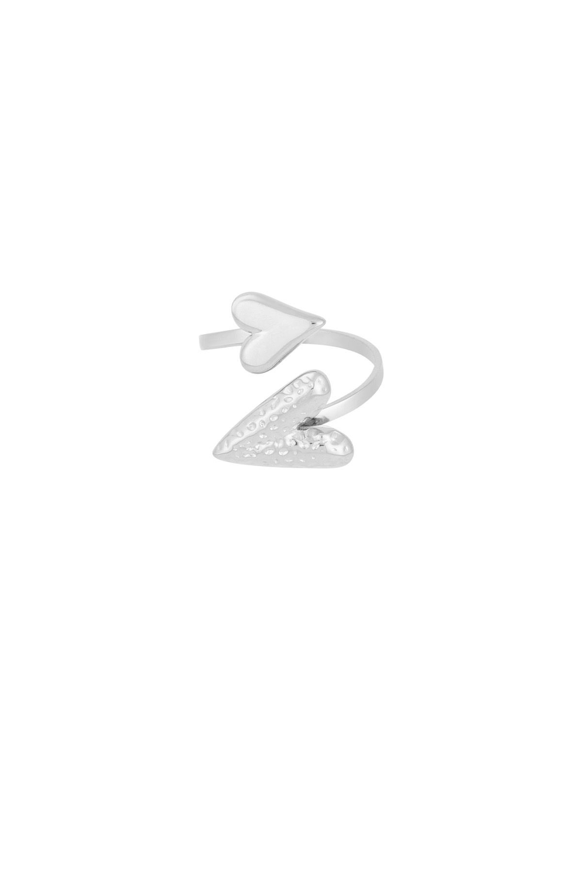 Ring dual affection - Zilver