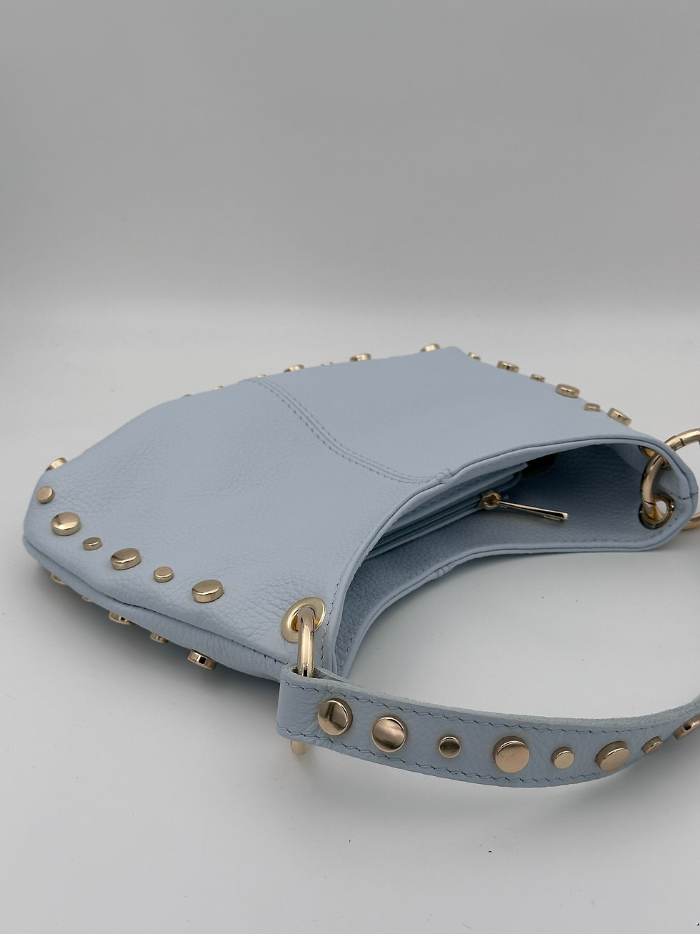 Thumbnail: Tas Daantje leer - Blauw