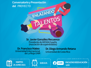 Conversatorio y presentación del proyecto "Enlazando Talentos"