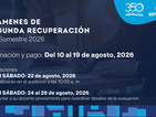 Examenes de segunda recuperación-1er. semestre 2026