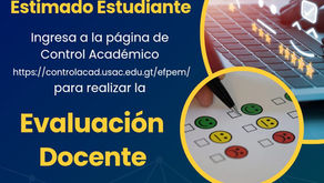Evaluación docente - Primer semestre 2025