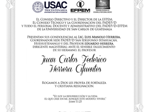 Nota de duelo PADEP/D