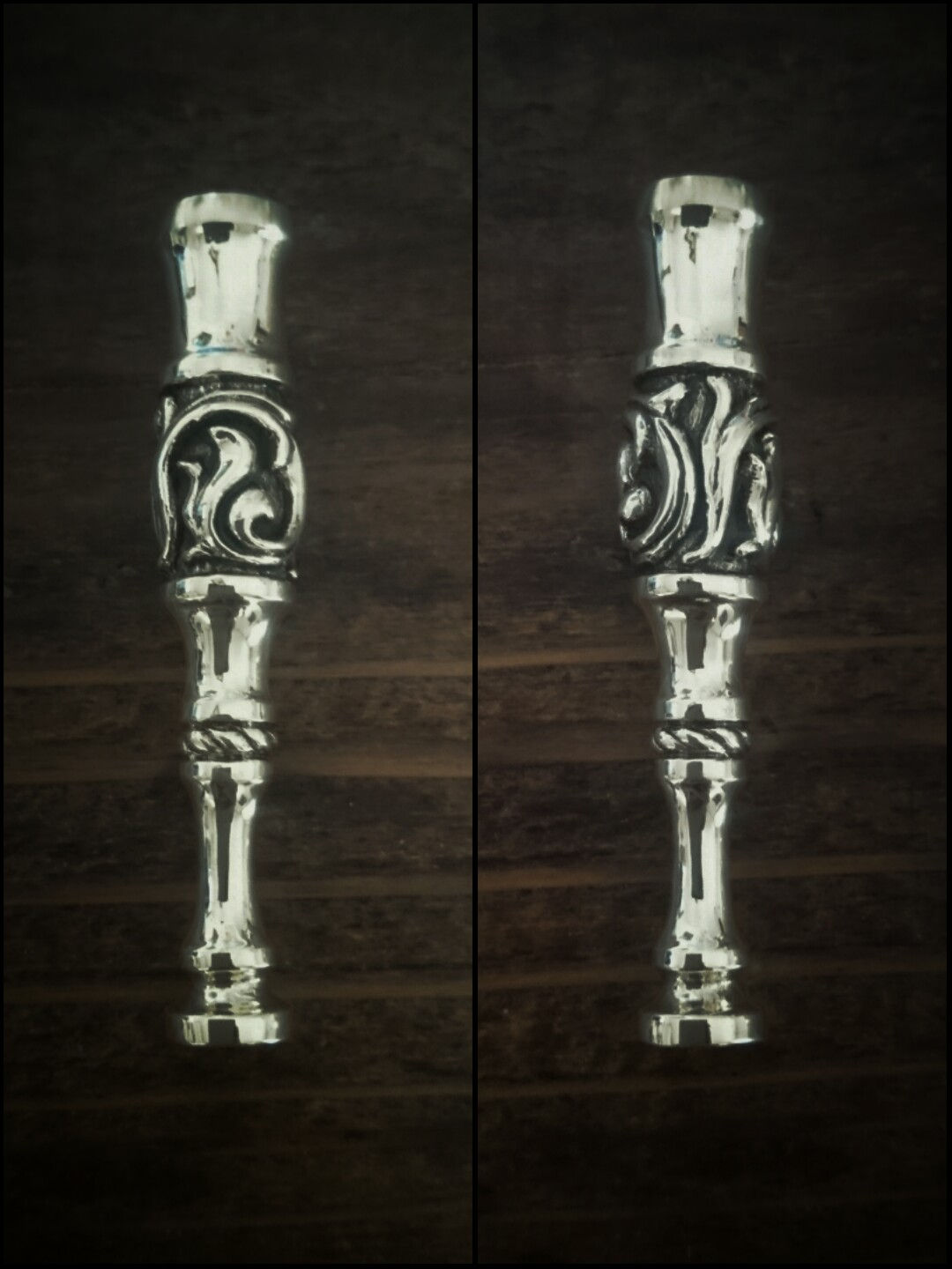 唐草ホルダー　真鍮製