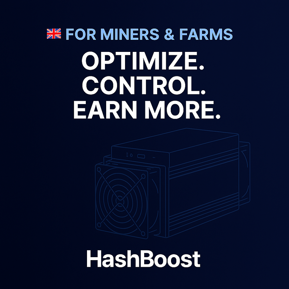 For Miners and Farms — Stability, Efficiency, and Profit with HashBoost