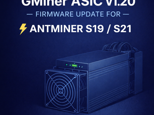 GMiner ASIC v1.20 — Firmware Update for Antminer S19 / S21