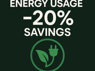 Reduce power consumption by up to −20% 