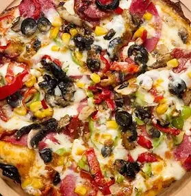 P2  Пицца с грибами микс (Mantarlı Pizza Karısık) (Pizza with mushrooms mix)