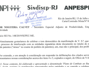 Unidade em defesa do INPI e contra o desmonte do exame de pedidos de patentes!
