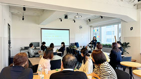 EQsイーキューズメソッドを使用してEQを高める、尊重関係を力学的に築く対話トレーニング中(人材系の会社様)